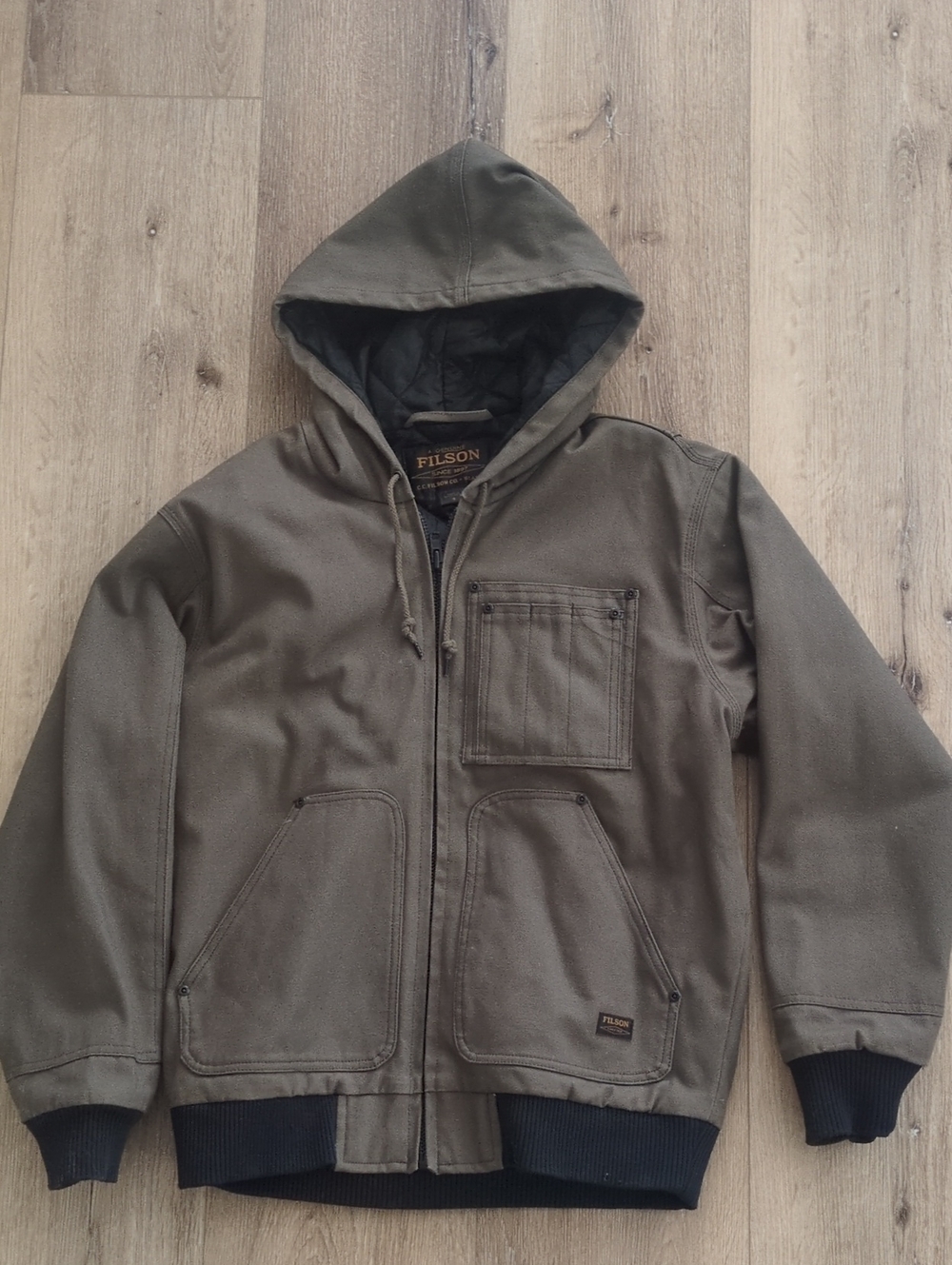 Filson Men’s Worksmith Insulated Bomber Jacket - Tarmac